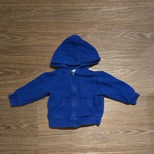 Ralph Lauren Toddler Royal Blue Zip-Up Hoodie